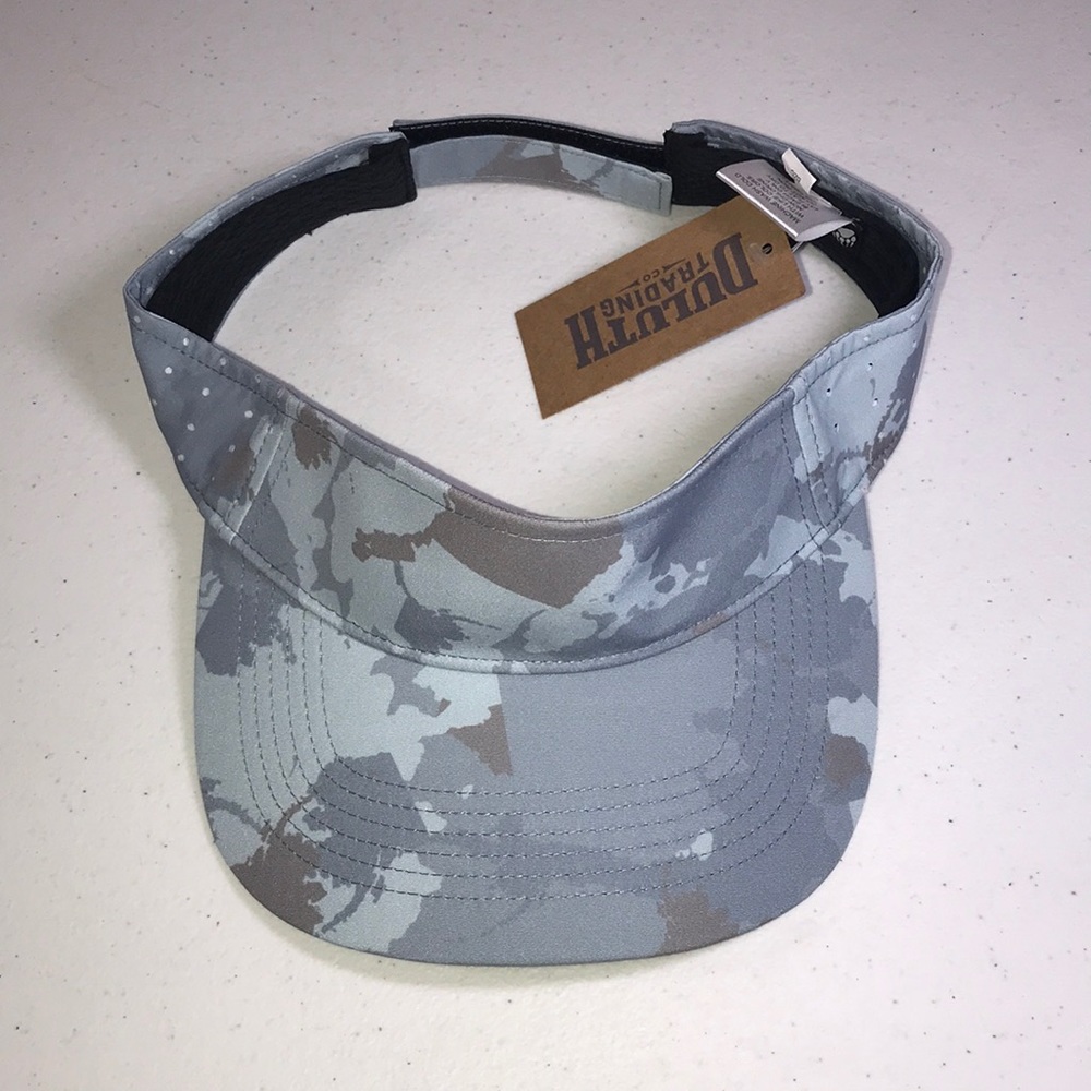 Duluth Trading, Alaskan Hardgear Fishing Visor, Blue Camouflage, Medium / Large
